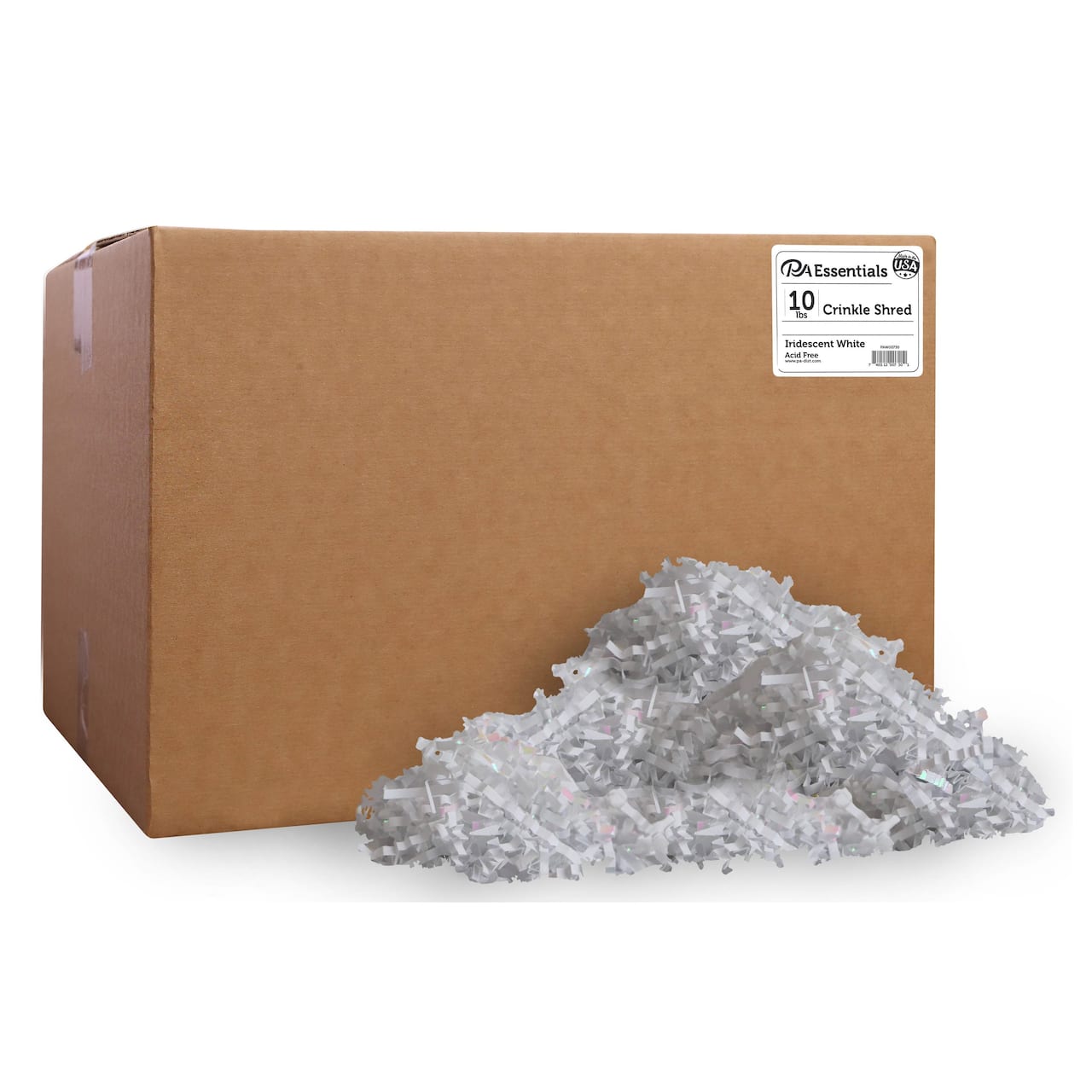PA Essentials Crinkle Shred Box, 10lb.